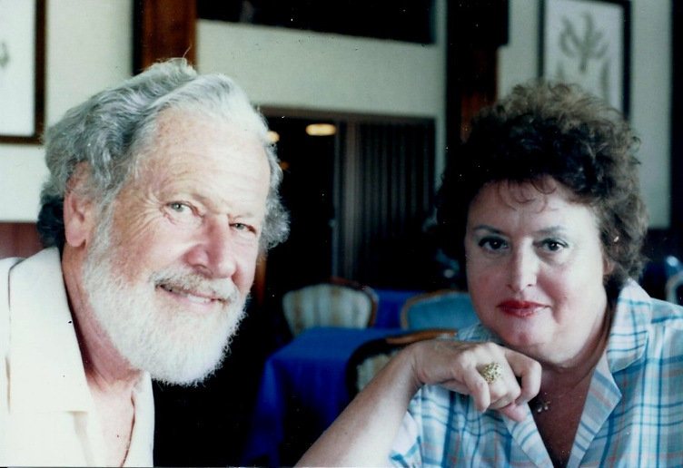 Maurice Silber and Lillian Silber in 1987.
