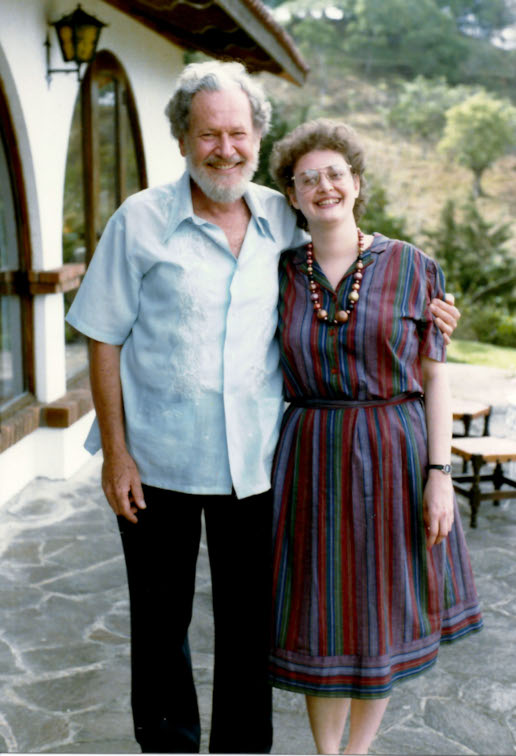 Maurice Silber with daughter Rona, artist and mom in 1983