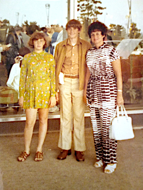 Rona Silber, Roger Silber, and Lillian Silber in 1969. Maurice Silber is photographer.