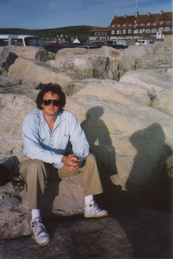 Roger Silber - Engineer, inventor, entrepreneur, and researcher in Englans in the summer of 1993. Photographer Kathleen Vande Kieft.